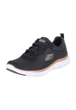 Кроссовки Flex Appeal 40 "Brilliant View", машинная стирка, этикетка, для женщин Skechers, цвет Bkrg Black Mesh / 0195204752579 | bkrg black mesh /