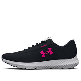 Кроссовки charged rogue 3 storm 'black pink' Under Armour, черный 3025524-002 | black/pink/white