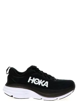 Hoka One One-Bondi 8 Sneakers Bianco/Nero-Uomo 51737145278804