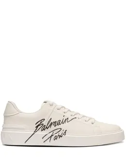 Balmain B-Court leather sneakers 27550282