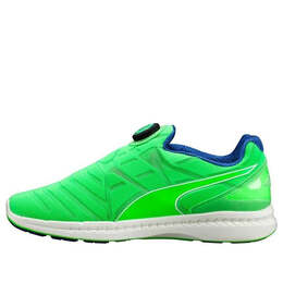 Кроссовки ignite disc sneakers 'neon green' Puma, зеленый 188616-01 | neon green/white/blue/black