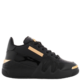 Giuseppe Zanotti Talon Leather Chunky Sneakers, Brand Size 36 ( US Size 6 ) rs40001-002-black