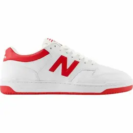 Кеды New Balance 480, полнота F, размер 8 US, белый-красный 103286648368
