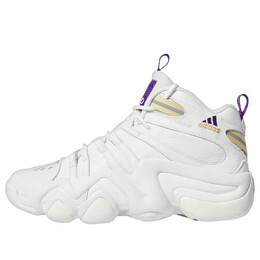 Кроссовки crazy 8 'lakers home alternate' Adidas, белый if4523 | core white/off white/collegiate purple
