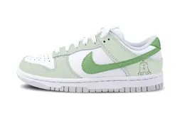 Кроссовки для скейтбординга Dunk женские с низким верхом, белый/зеленый Nike dd1503-103(team86-卡皮巴拉) | white/green