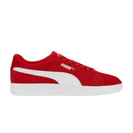 Кроссовки Smash 3.0 Suede Big Kid Puma, красный 392035 03 | for all time red/white