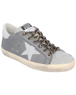 Кожаные кроссовки Golden Goose Superstar 7842920497212 | grey