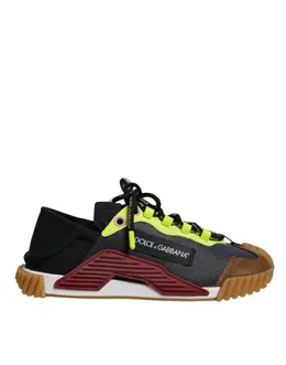 Dolce & Gabbana Multicolor Nylon Low Top NS1 Sneakers Shoes - EU39/US6 mv7966-39