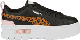 Кроссовки Puma Mayze Jr Wild - Desert Tan Leopard, черный 385696 04 | black
