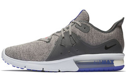Кроссовки Air Max Sequent женские с низким верхом серые/белые Nike 908993-013
