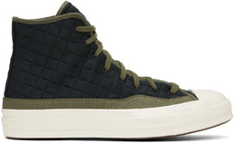 Черно-зеленые кроссовки Chuck 70 Converse 11060241 | white