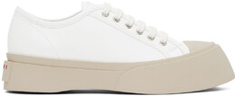 Белые кроссовки Pablo Marni, цвет Lily white 14713351 | lily white