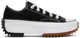 Черные низкие кеды Run Star Hike Converse 13420581 | black/white/gum