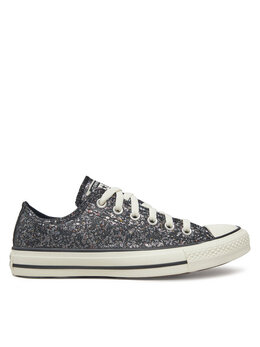 Кроссовки Converse Bambas Chuck Taylor All Star Glitter A11138C 001, черный 0000304941962 | negro