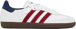 Белые кроссовки Samba OG Adidas, Core white/Team victory red/Night indigo 16799911 | core white/team victory red/night indigo