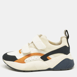 Stella McCartney Multicolor Faux Leather and Faux Suede Eclypse Lace Up Sneakers Size 39 1115586