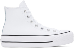 Белые высокие кеды Chuck Taylor All Star Lift Converse 15497961 | white/black/white