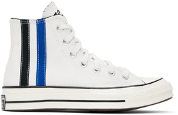 Высокие кроссовки Off-White Chuck 70 Archival Stripes Converse 15498571 | vintage white/blue/black