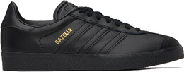 Черные кроссовки Gazelle Adidas 16799801 | core black/core black/gold metallic