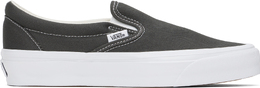 Серые классические кеды-слипоны Vans 16011731 | gunmetal