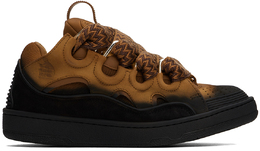 Эксклюзивные кроссовки SSENSE Tan & Black Curb Lanvin 15996891 | brown/black