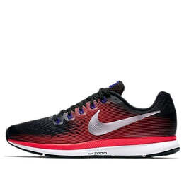 Кроссовки air zoom pegasus 34 'black' Nike, черный 880555-006 | black/metallic silver-bright crimson