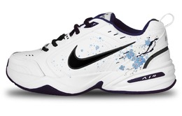 Кастомизированные кроссовки Nike Air Monarch 4 Chunky Sneakers Unisex, синий/белый 415445-102(team298-蓝色飞花令) | blue/white