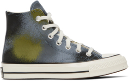 Синие кроссовки Chuck 70 Spray Paint Converse 12853891 | lunar grey/cyber grey