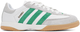 Бело-зеленые кроссовки Samba MN Adidas, Ftwr white/Green 15745781 | ftwr white/green