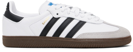 Бело-черные кроссовки Samba OG Adidas, Cloud white/Core black/Clear granite 16882781 | cloud white/core black/clear granite