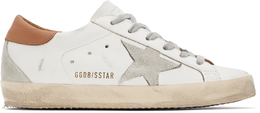 Белые кроссовки Super-Star Golden Goose, белый/коричневый 15852921 | white/brown