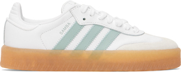Бело-синие кроссовки Sambae Adidas 16882411 | cloud white/wonder blue/off white