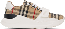 Кроссовки бежевые в клетку Burberry, Archive beige IP check 14837661 | archive beige ip check