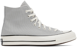 Серые высокие кеды Chuck 70 Converse, Grey area/Black/Egret 16059431 | grey area/black/egret