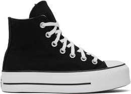 Черные кроссовки Chuck Taylor All Star Canvas Platform High Top Converse 16655811 | black/white/white