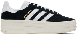 Черные кроссовки Gazelle Bold Adidas, Core black/Cloud white/Core white 15746781 | core black/cloud white/core white