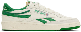 Кроссовки Off-White & Green Club C Revenge Vintage Reebok Classics, Chalk/Papwht/Glegrn 16865111 | chalk/papwht/glegrn
