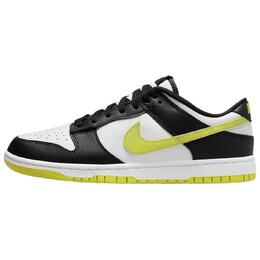 Кроссовки Nike Dunk Skateboarding Shoes Men Low-top Black/White/Green, белый dv0833-110 | white/bright cactus - black