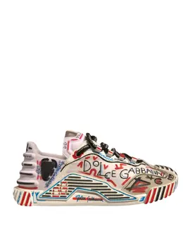 Dolce & Gabbana Multicolor Suede Fabric NS1 Sneakers Shoes - EU37/US7 la12429-37