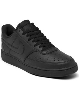 Мужские повседневные кроссовки Court Vision Low Next Nature от Finish Line Nike, черный 15349659 | black