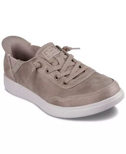 Женские слипоны BOBS Skip Cute - BCute Уютные повседневные кроссовки от Finish Line Skechers, коричневый/бежевый 18399254 | taupe