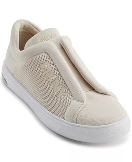 Женские трикотажные кроссовки Abelina Slip On Dkny, коричневый/бежевый 19783122 | bone