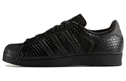 Кроссовки для скейтбординга Superstar Series женские низкие Obsidian Black Adidas s76147