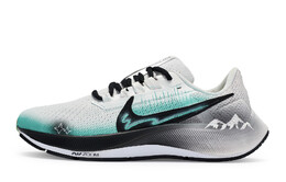 Кроссовки Pegasus 38 мужские низкие черные/зеленые Nike cw7356-100(team80-男雪山极光青s-box) | white, black, blue