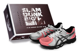 Кроссовки мужские Gel-Exalt 2 Low-Top Silver Asics 1011b918-102(team80-男樱刃武姬sbox) | black and silver powder