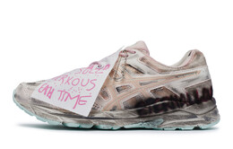 Кроссовки Gel-Contend 4 женские с низким верхом, черные Asics t8d9q-106(team80-月亮六便士粉s-box) | pink/ black