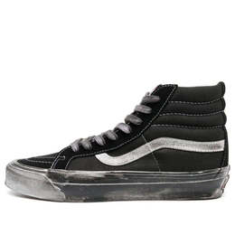 Кроссовки og sk8hi lx 'stressed black white' Vans, черный vn0a4bvbba21 | black / white