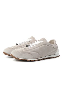 Замшевые кроссовки Brunello Cucinelli mzsfg2948