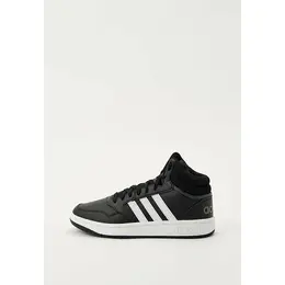 Кеды Adidas Hoops 3.0 Mid, размер 36.5, черный 1061274137