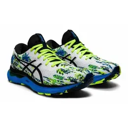 Кроссовки Asics GEL-NIMBUS 24, полнота 1 (RU)/ на узкую стопу, размер 11 US, white/black 103775329589